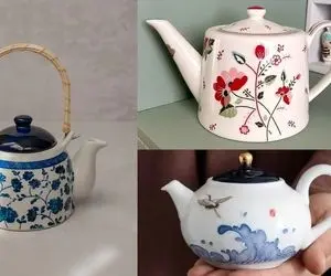 قوری های سرامیکی زیبا و جذاب؛ مدل های کلاسیکی که فضای آشپزخونه تون رو زیر و زبر میکنن