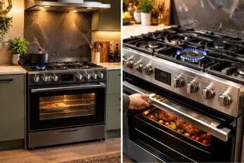 مقایسه بهترین برندهای اجاق گاز فردار ایرانی و خارجی؛ امکانات و تفاوت فنی مدل ها