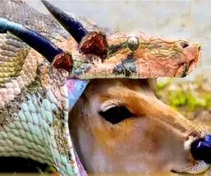 مستند حیات وحش؛ پیتون پیچید دور ایمپالا چپاولش کنه شاخش جرش داد