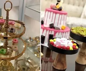 شیک ترین ظروف شیرینی خوری / یه پای پذیرایی عید شیرینیه با اینا نخودچی هم میشه لاکچری