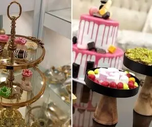 شیک ترین ظروف شیرینی خوری / یه پای پذیرایی عید شیرینیه با اینا نخودچی هم میشه لاکچری