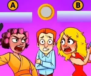 هوش تصویری؛ اگه هوشت سر به فلک میکشه بگو تو دعوای خواهرشوهر و عروس کدومشون برنده میشن؟