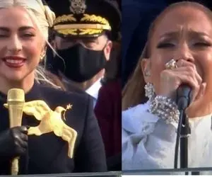 واکنش کاربران به اجرای جنیفر لوپز و لیدی گاگا در تحلیف بایدن