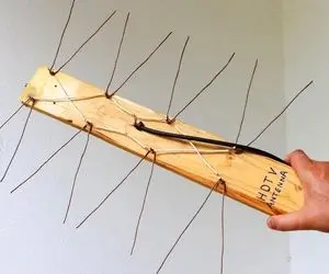 پس پرده تکنولوژی؛ با 6 تا میخ و یک متر سیم راحت و سریع یه آنتن قوی برای تلویزیون بساز