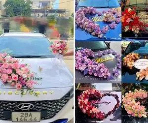 ایده های گل آرایی و دیزاین 2025 ماشین عروس؛ سبک های مدرن که لنگه شونو جایی ندیدی