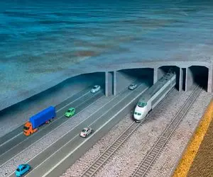 جاده های هیجان انگیز؛ دریارو شکافتن بتن ریختن جاده اکواریومی ساختن مخصوص سواری