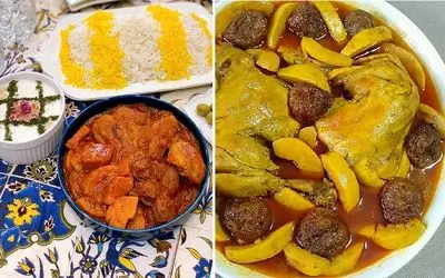 طرز تهیه خورش سیب آلو با مرغ / دستور پخت به روش اصیل با تمام فوت و فن هاش