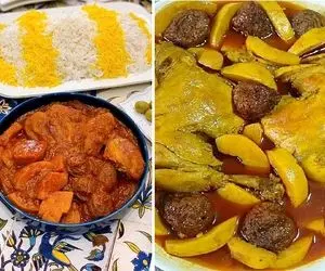 طرز تهیه خورش سیب آلو با مرغ / دستور پخت به روش اصیل با تمام فوت و فن هاش