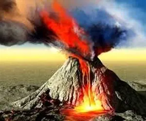 تعبیرخواب آتشفشان،فرار از آتش فشان درخواب