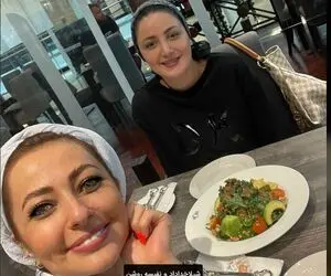 عکس جدید شیلا خداداد و نفیسه روشن در رستوران لاکچری