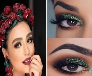 ایده های خوشگل برا میکاپ شب یلدا / تو این شب قراره جهان یک دقیقه بیشتر محو زیباییت شه