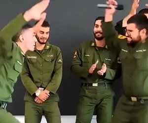 آواز محلی؛ رقص تک دست و بلرزون سربازای نیرو انتظامی جلو مافوق که غش رفت از خنده