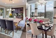 چیدمان و محل قرارگیری میز ناهارخوری شش نفره؛ بهترین جا مناسب فضاهای محدود، اما باکلاس