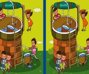 بازی فکری؛ بچه باهوشا ثابت کنن از نوادگان نخبهان 10 تفاوت بچه های آبکش از چاه رو بگن