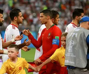 کُری سنگین رامین رضاییان برای کریستیانو رونالدو