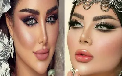 مدل های سایه چشم عربی و خلیجی مد 2025؛ آرایش پرزرق و برق و گیرا مثل زنان بالانشین عرب