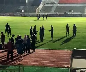 شکار یک صحنه ناخوشایند در ورزشگاه شهر قدس