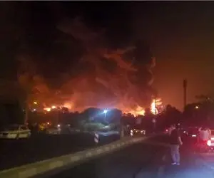 آتش انبار نفت شهران و مخزن سوخت جنوب تهران تحت کنترل است