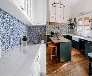 ایده برای پوشاندن کاشی های قدیمی آشپزخانه / قبلیا رو نکَن جدید بزن این راه حل ارزونه