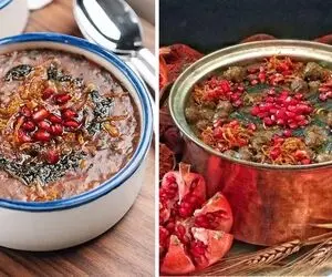 طرز تهیه آش انار غذای خوشمزه پاییزی / بهترین دستور برای طبخ یه آش سنتی عالی