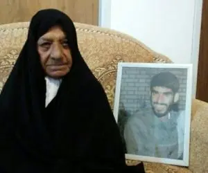 مادر سردار شهید علی شفیعی "سکینه پاک زاد عباسی" درگذشت