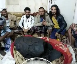 (ویدئو) استفراغ نهنگ عنبر ماهیگیران یمنی را میلیونر کرد!