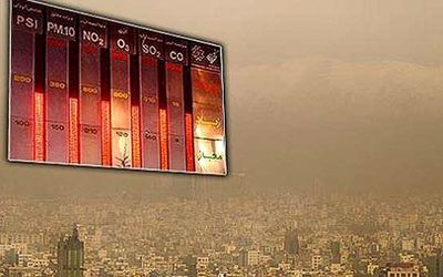 تهران آلوده تر شد سایت آلودگی هوا رکورد شکست