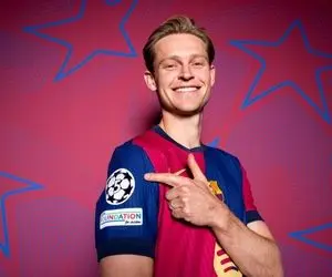 ستاره بدشانس به تمرینات بارسلونا برگشت / عکس