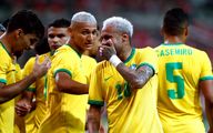 (عکس) برای اولین بار لباس سیاه بر تن بازیکنان برزیل