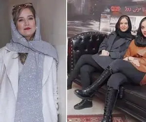 "ستاره پسیانی" با مانتو خیییلی براقش شد مثل ریسمون رنگی؛ بعد جیران چه پپسی تیپ میزنه!