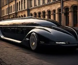 ماشین لوکس؛ بزرگترین لیموزین جهان با موتور توربو و دوتا در از پرطاووس ساخته شده