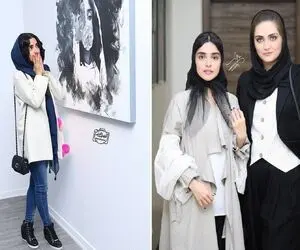 هپی مپی الهه حصاری تو کافه با مادر و خواهر جوان تر از خودش / آینه رو قورت داد
