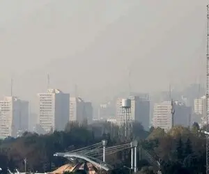 شاخص آلودگی هوا تهران امروز یکشنبه ۲ دی + نقشه