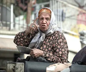 پیشکسوت سینما با گریم سنگین در ابلق