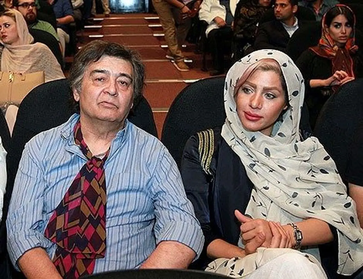 رضا رویگری و همسرش