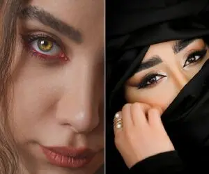 ناراحت چشم های ریزتان نباشید با این ترفند آرایشی درشت میشوند؛ جادوی فرمژه و آب گرم