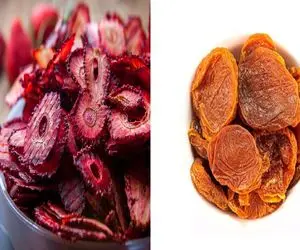 ترفند عالی برای خشک کردن توت فرنگی و زردآلو مثل حرفه ای ها/بمب ویتامین در تمام فصل ها