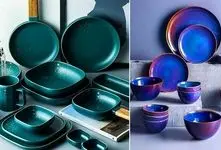 ست غذاخوری سرامیکی با انواع و اقسام رنگ نود و شارپ؛ کیفیت سطح بالا، مقاومت و درخشندگی