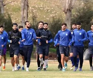 تمرین استقلال تا سه‌شنبه تعطیل شد