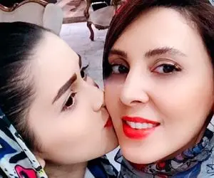 قرتی بازی لیلا بلوکات با رفیق پلنگ اش تو آسانسور! +عکس