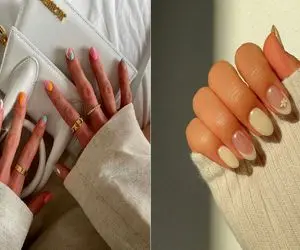 ناخن‌های طبیعی و نچرال/ دست کیوت و باکلاس میخای دور طرح شلوغ رو خط بکش؛ اینا مده