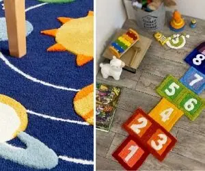 فرش های ترند 2024 برای اتاق پسر بچه ها؛ برای سلیقه ی همه آقا پسرها اینجا فرش داریم