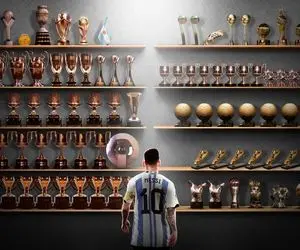 43 جام در ویترین افتخارات پادشاه فوتبال!