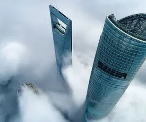 ساخت و سازهای کبیر؛ برج 128 طبقه مارپیچ تو چین که از بالا تخم مرغیه سرش رفته تو ابرا