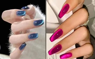 رنگ به رنگ و طرح به طرح لاک ژل‌ آبنباتی؛ اینبار یه ایده نامبروان بزن برا ترمیم ناخنت