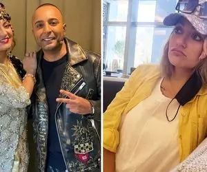 وقتی مهناز افشار با آرش خان حسابی نداره؛ خانوم چه لَمی داده تو خونه اش!