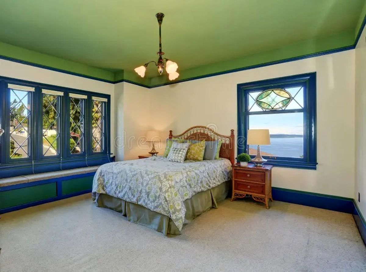 بهترین رنگ برا سقف اتاق خواب