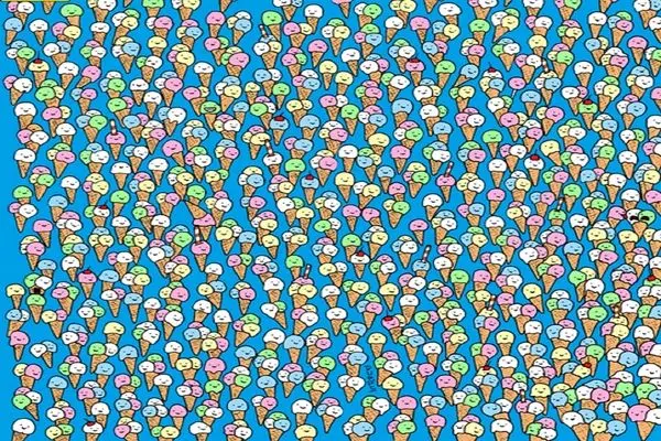 بازی فکری؛ اگه به نظرت هوش هم سنات زیر خط فقره ولی تو خاصی تو 5 ثانیه آبنباتو پیدا کن