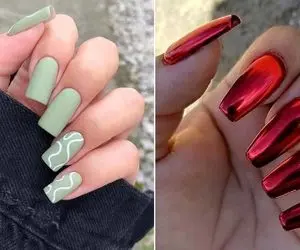 طراحی و رنگ لاک ناخن واسه خوشگلاسیون عید فقط اینا / ناخنت کوتاهه یا بلند کلا خوبن