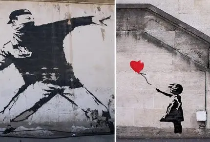 تابلوهای مشهور؛ دختری که بادکنکش را باد برده به نماد عصر ما بدل شد! عصر نابودی آرزوها